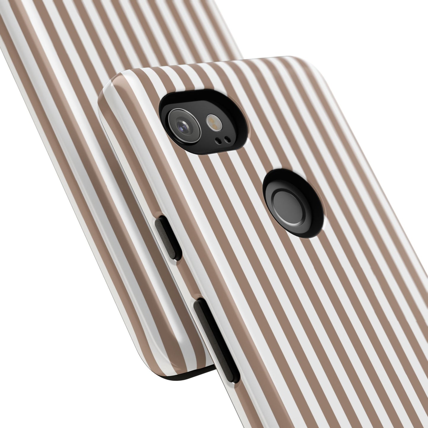 Beige & White Stripe Google Pixel Case