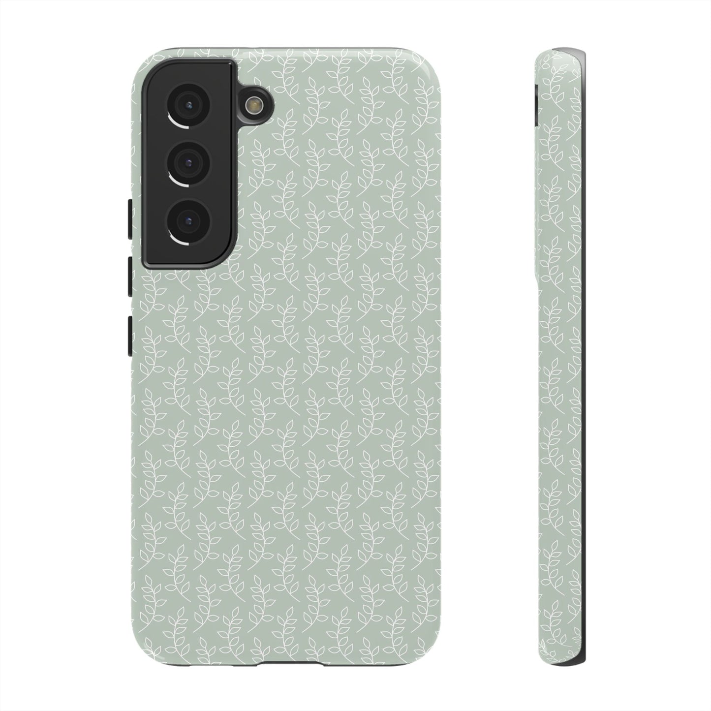 Minimal Leaf Print Samsung Case