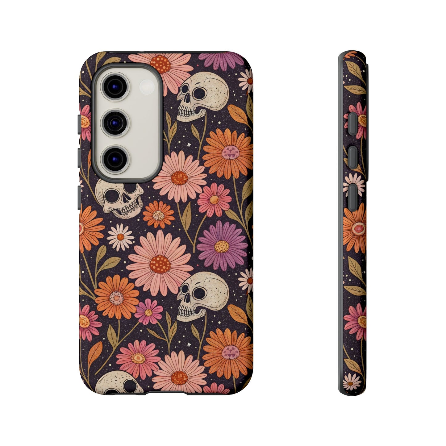Skulls & Fall Florals Samsung Case