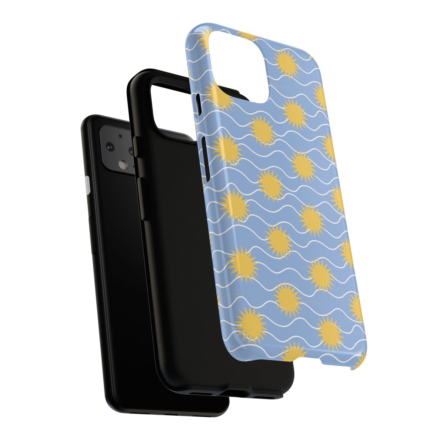 Sunny Waves Blue Google Pixel Case
