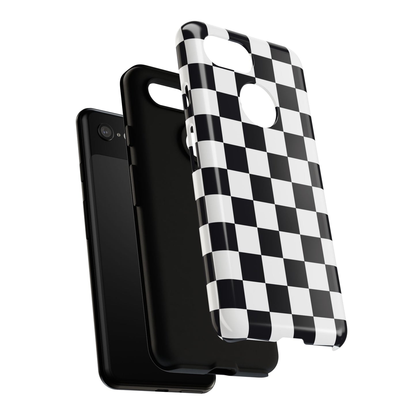 Black & White Checkerboard Google Pixel Case