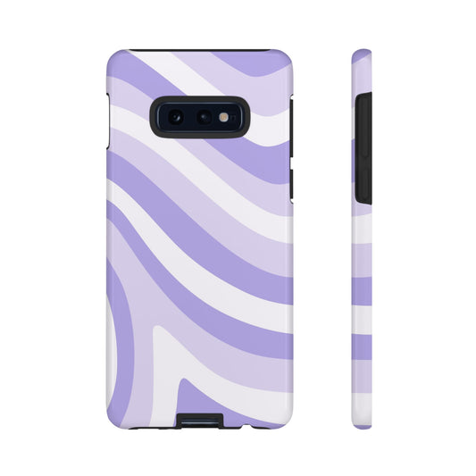Lavender Wave Abstract Samsung Case