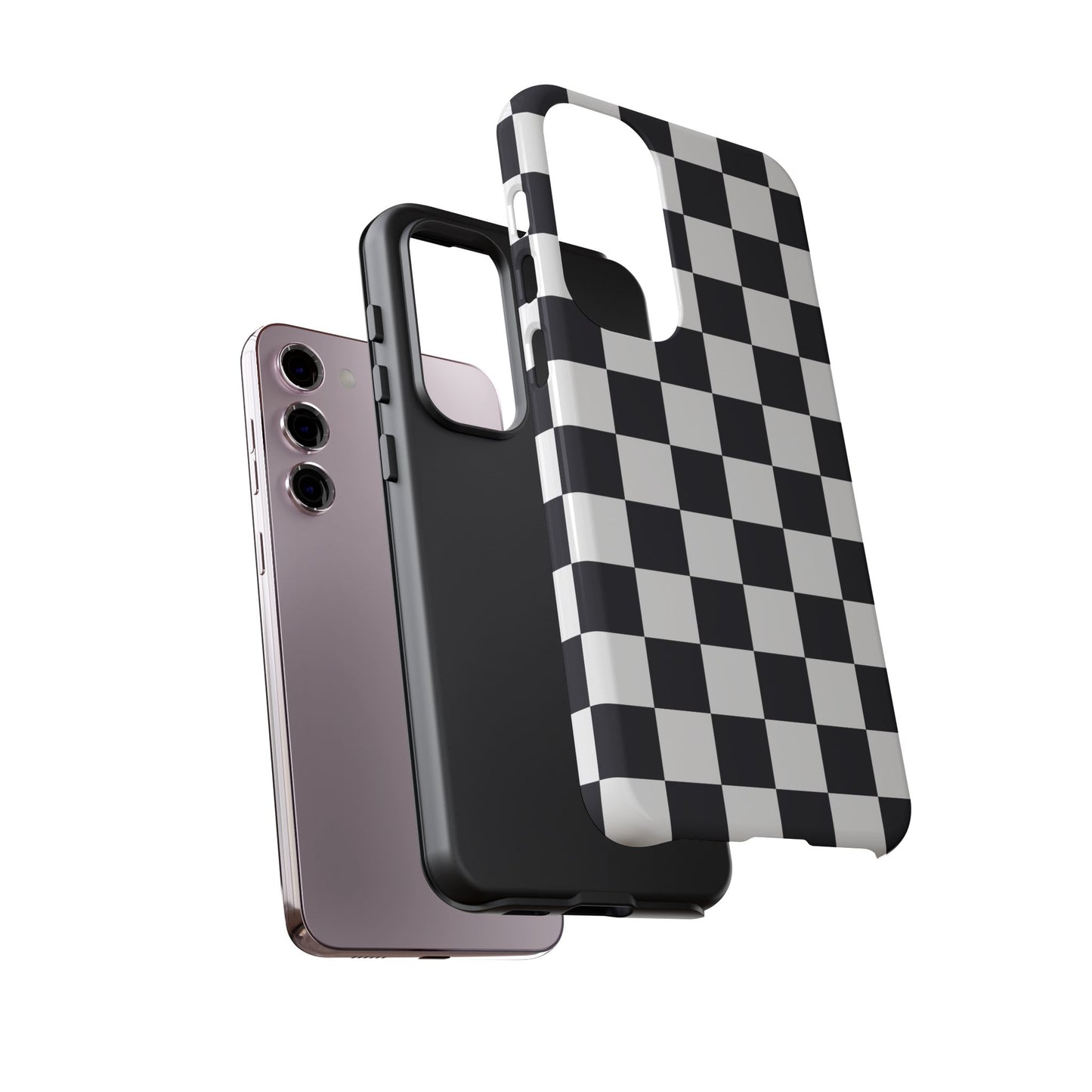 Black & White Checkerboard Samsung Case