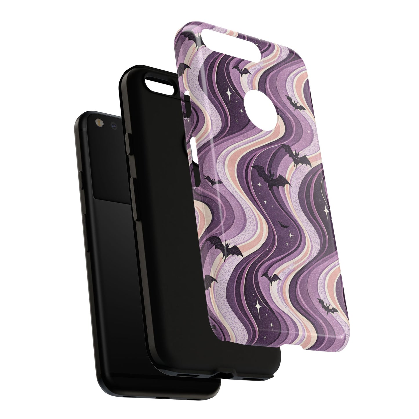 Retro Bats & Swirls Google Pixel Case