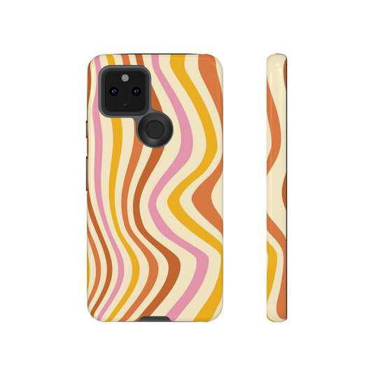 Retro Sunset Wave Google Pixel Case
