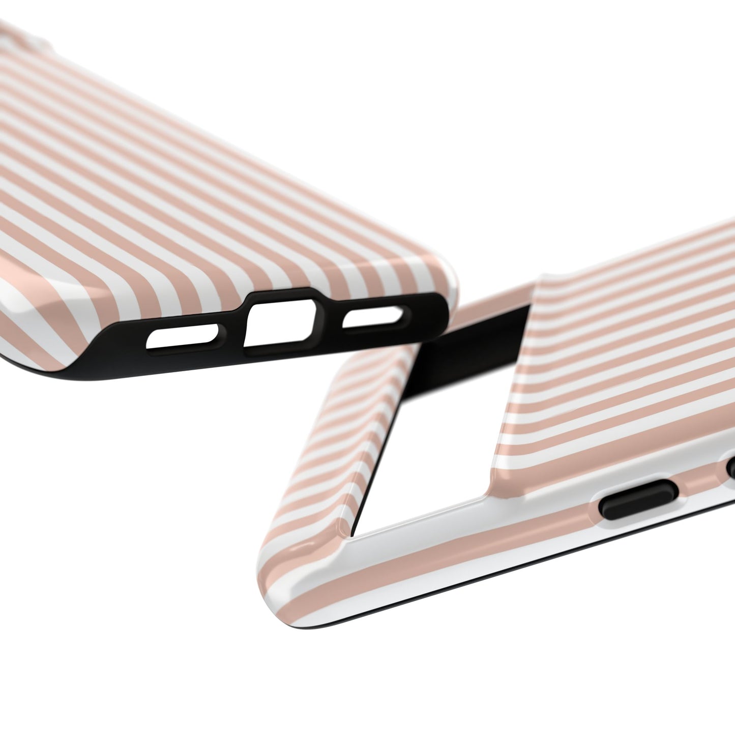 Blush & White Stripe Google Pixel Case
