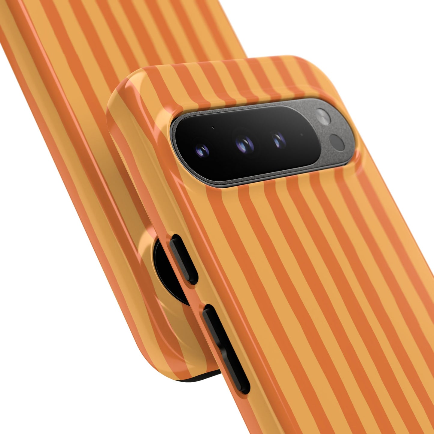 Orange Wavy Stripe Google Pixel Case