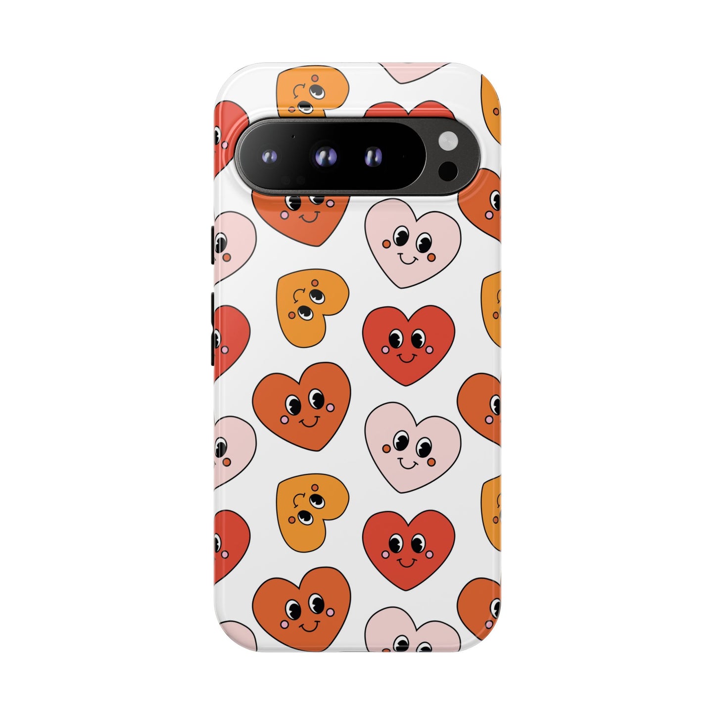 Smiley Heart Faces Google Pixel Case