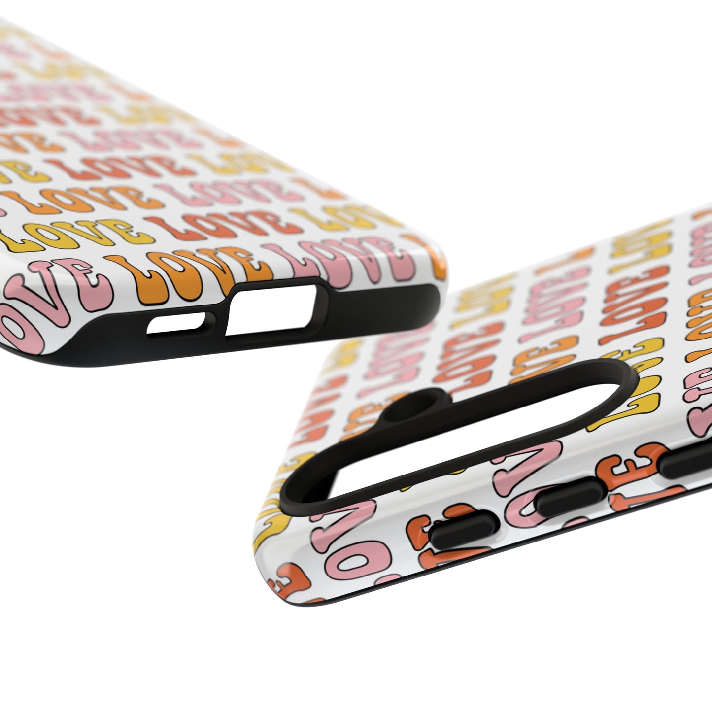 Retro LOVE Typography Samsung Case