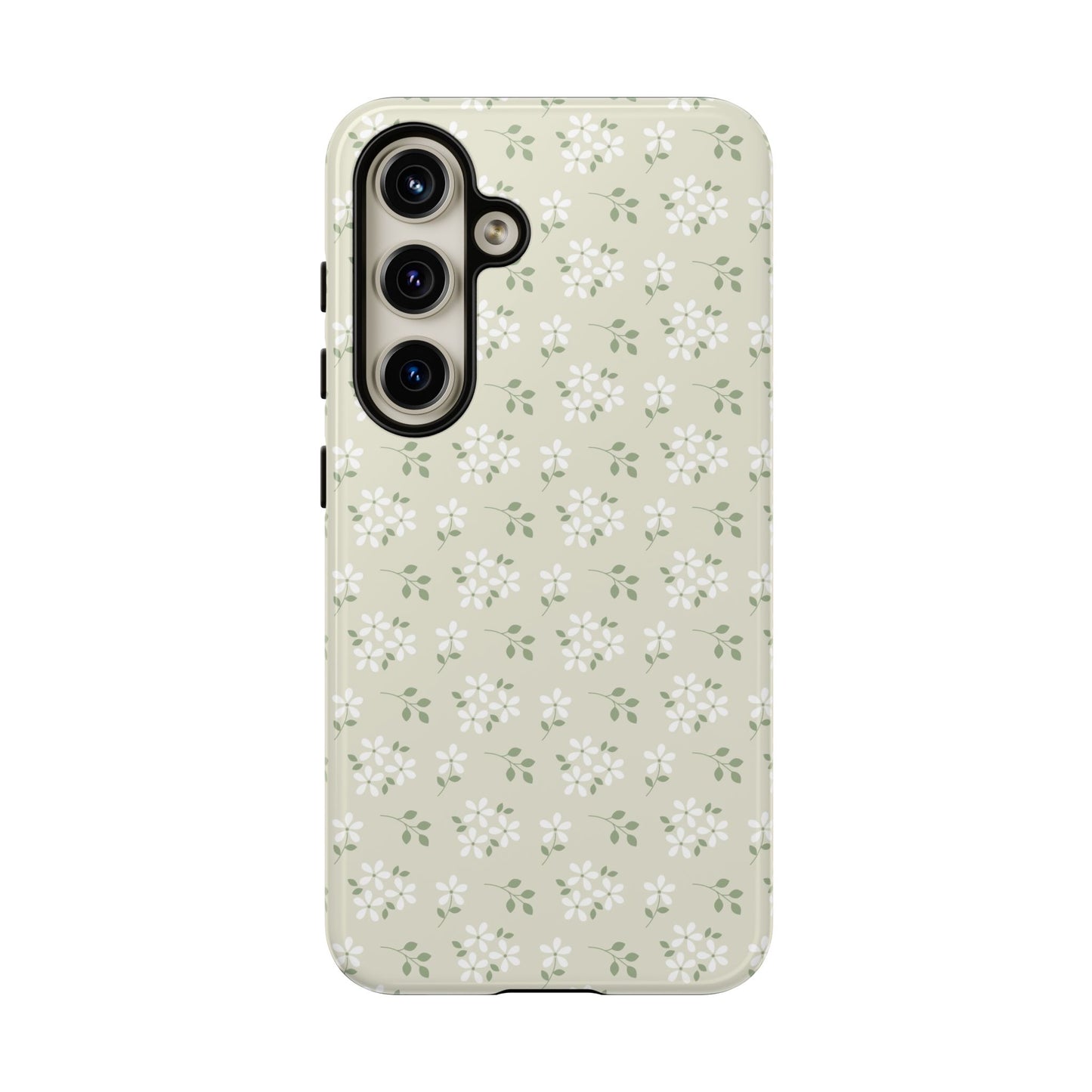 Beige Daisy Bloom Samsung Case
