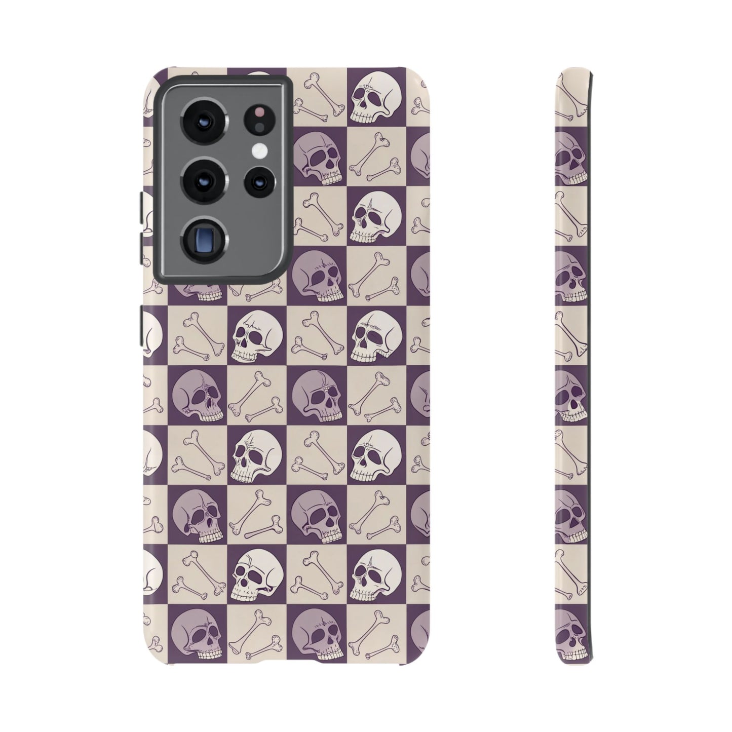 Skull & Bones Checkered Samsung Case