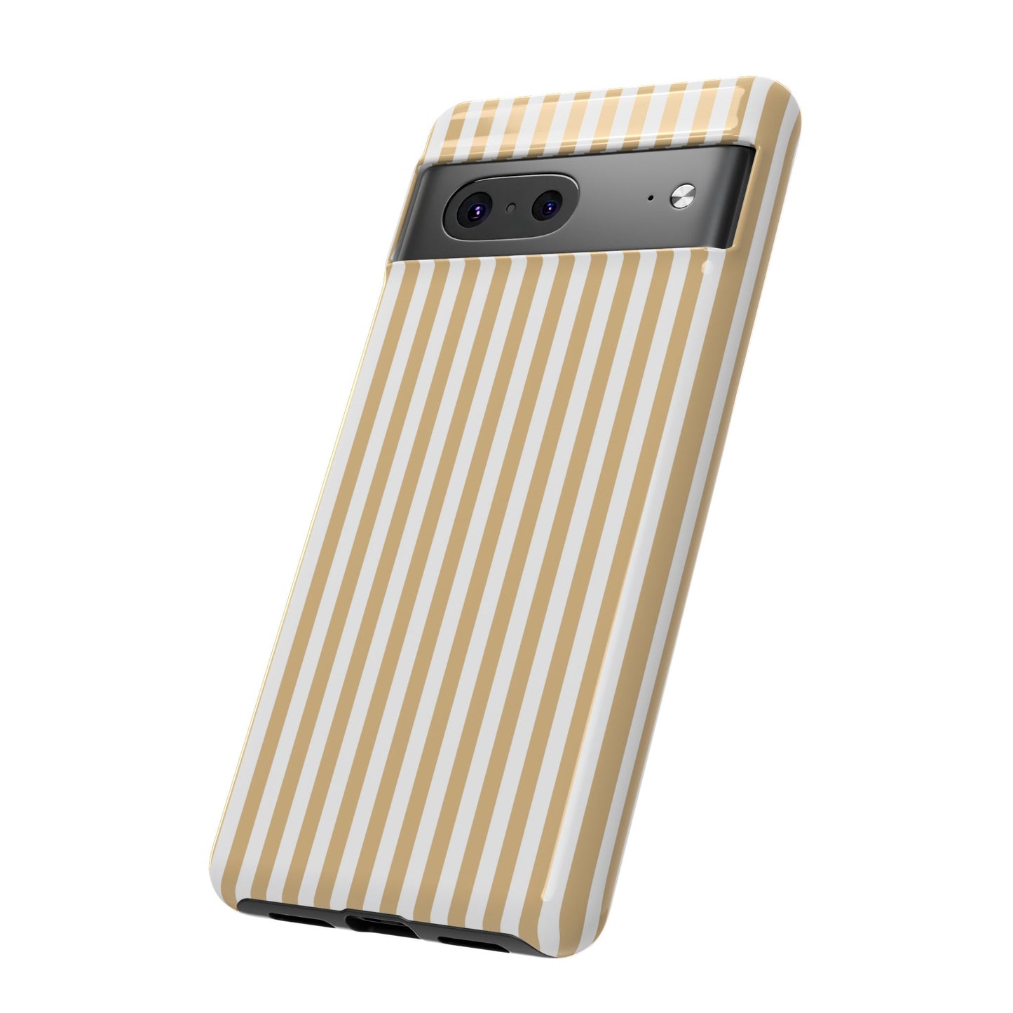 Yellow & White Stripe Google Pixel Case