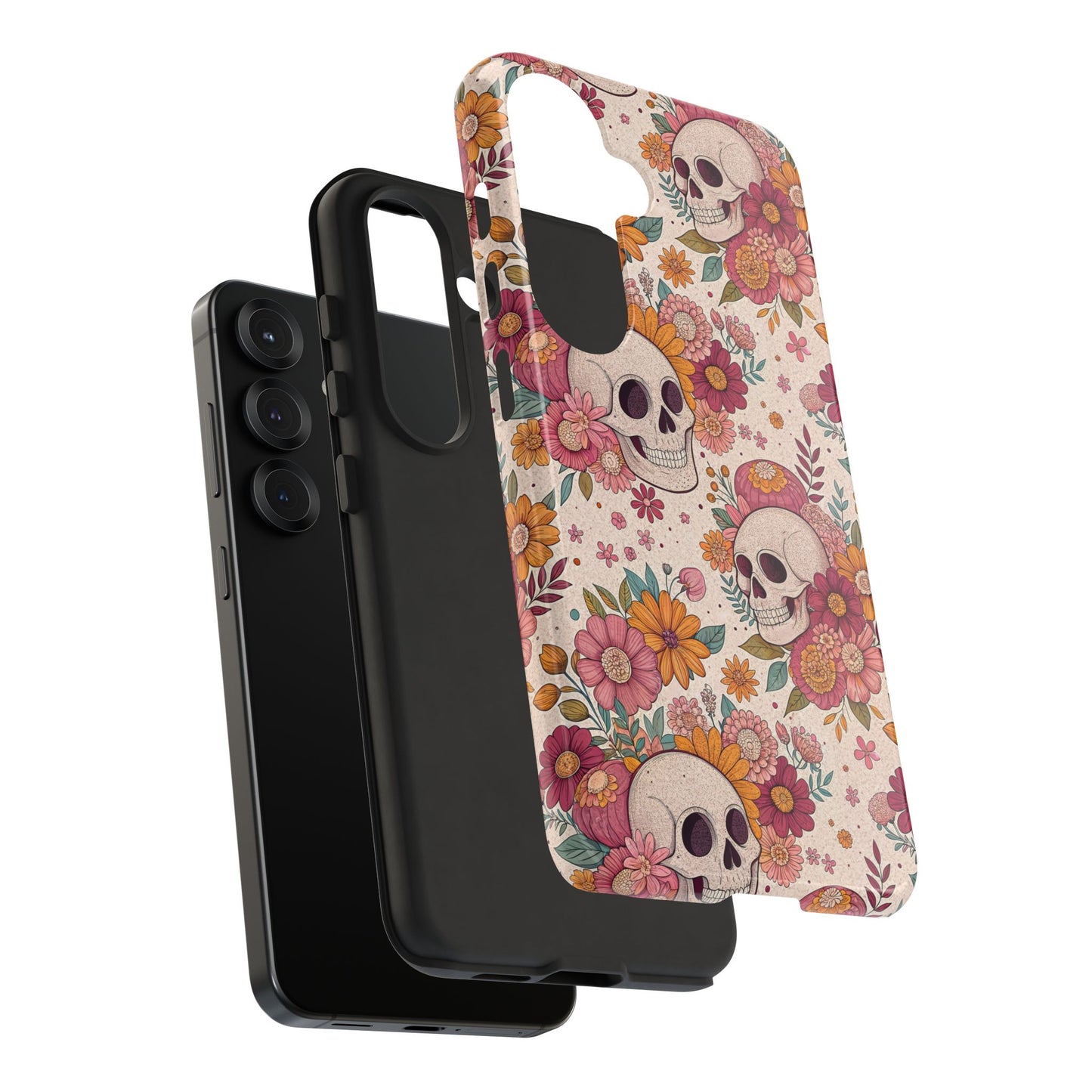 Floral Skull Samsung Case