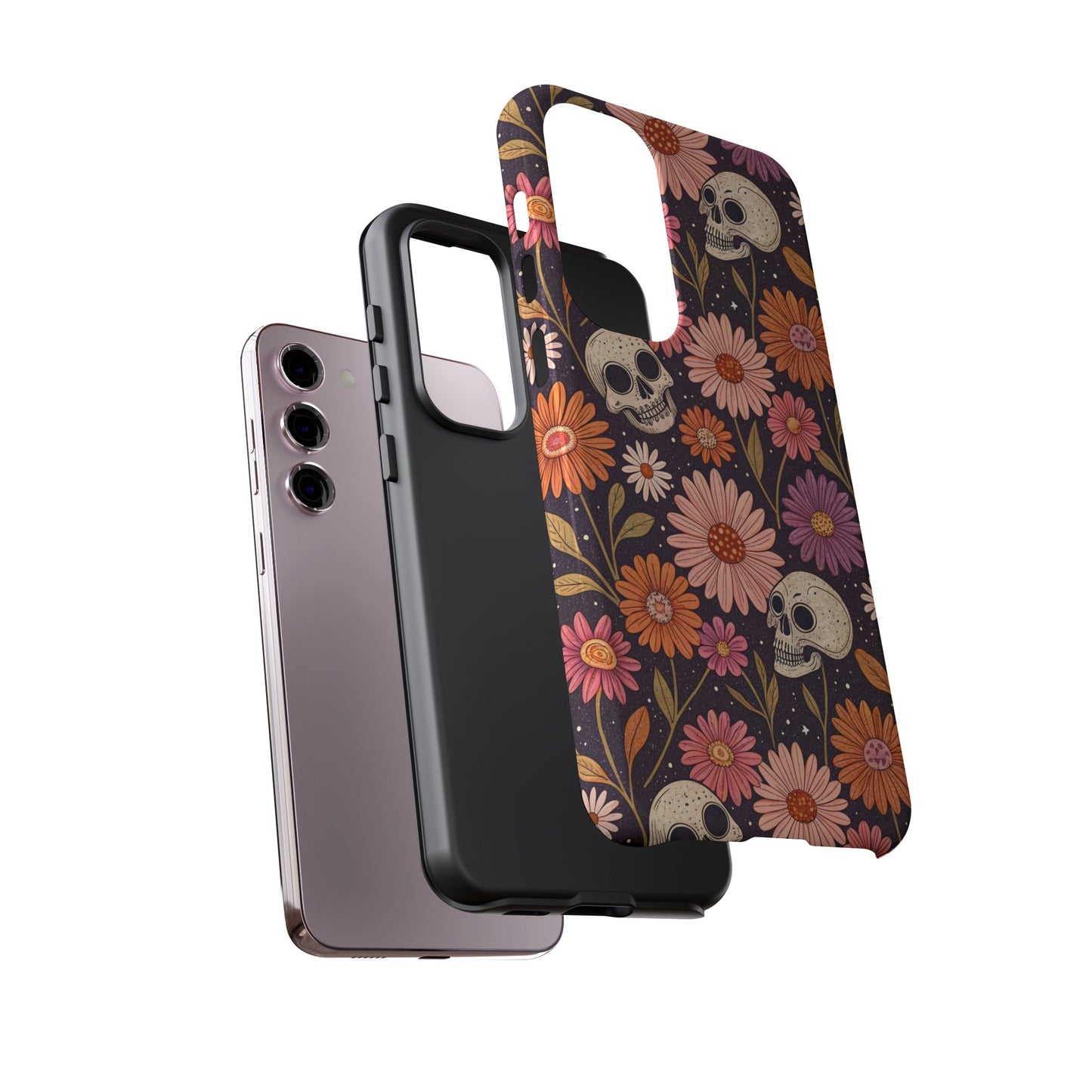 Skulls & Fall Florals Samsung Case