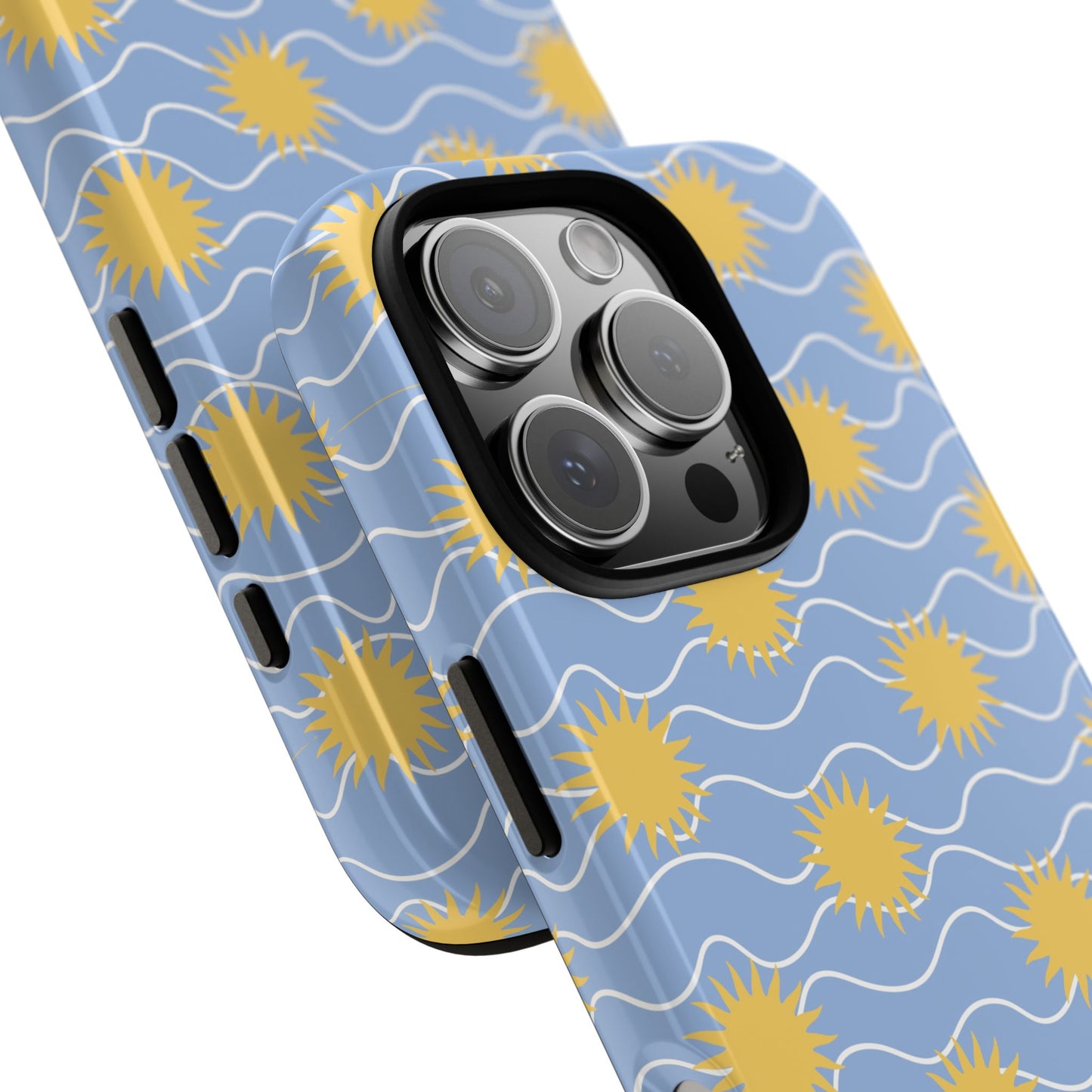 Sunny Waves Blue iPhone Case