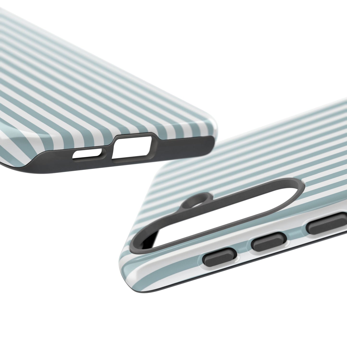 Blue & White Stripe Samsung Case