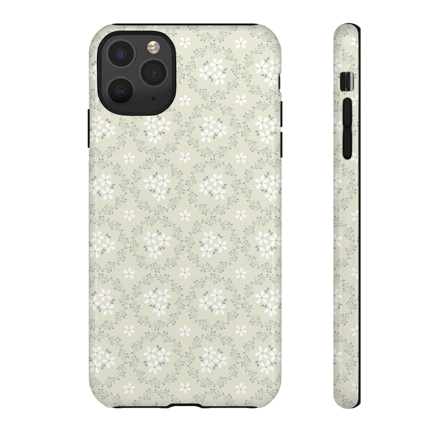 Vintage Daisy Wreath iPhone Case