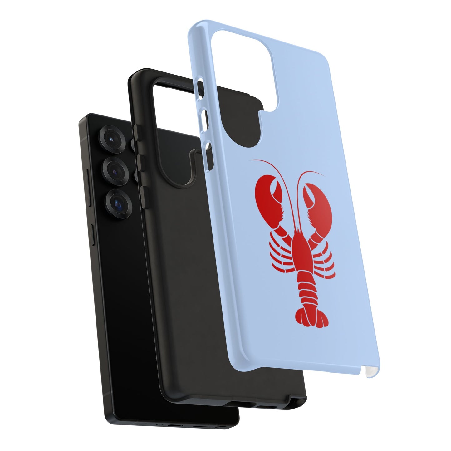 Red Lobster on Sky Blue Samsung Case