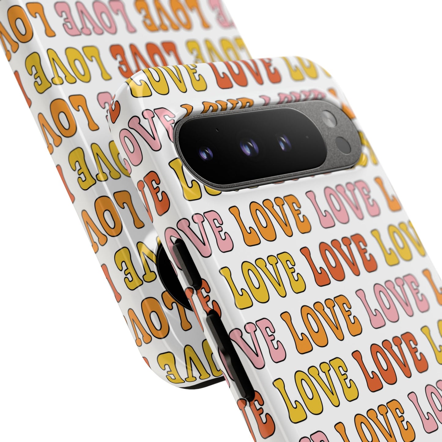 Retro LOVE Typography Google Pixel Case