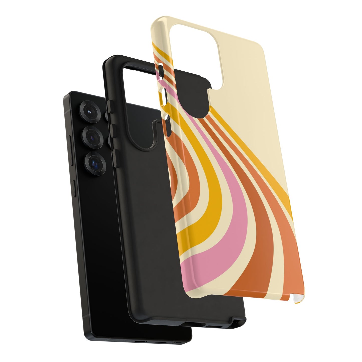 Retro Wave Swirl Samsung Case