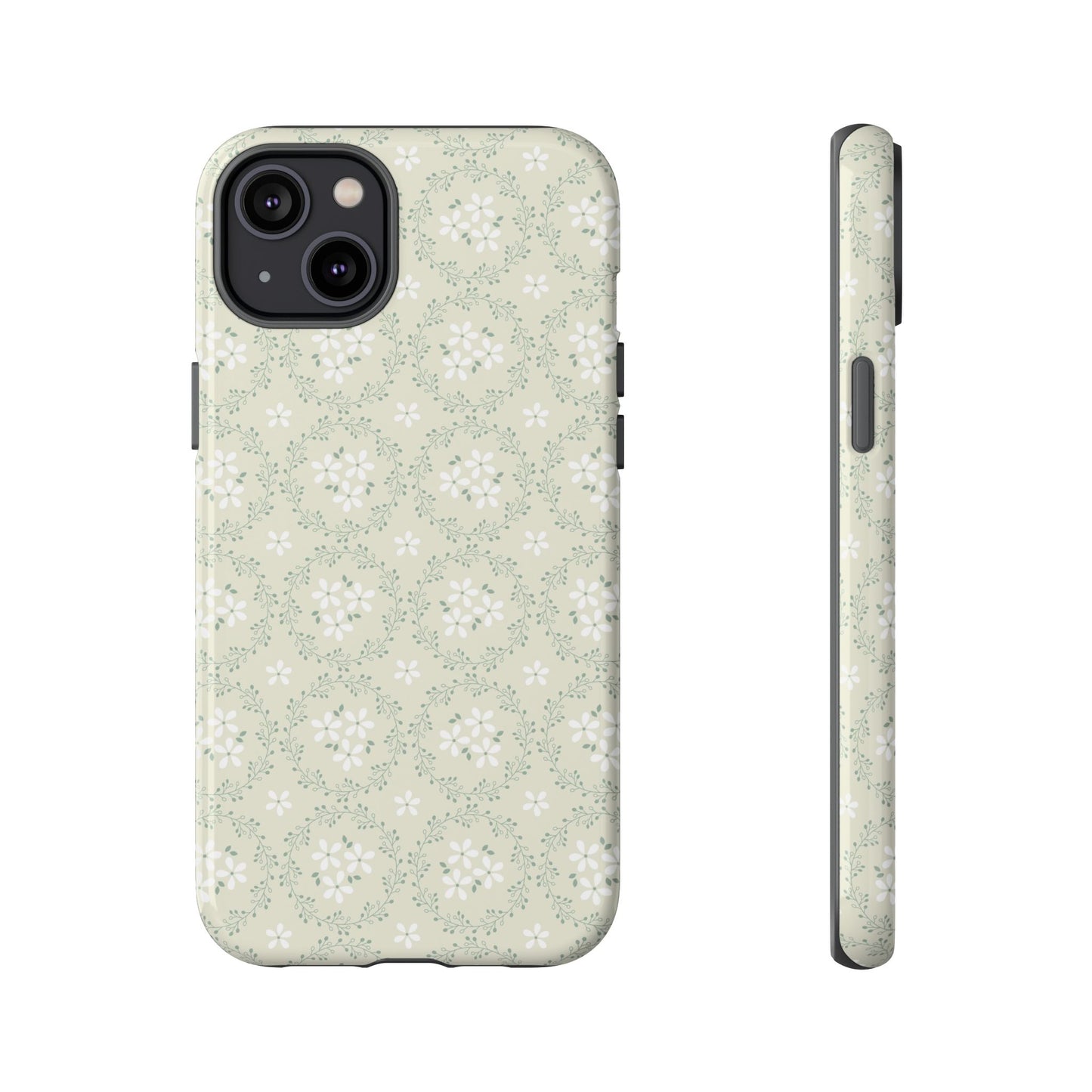 Vintage Daisy Wreath iPhone Case