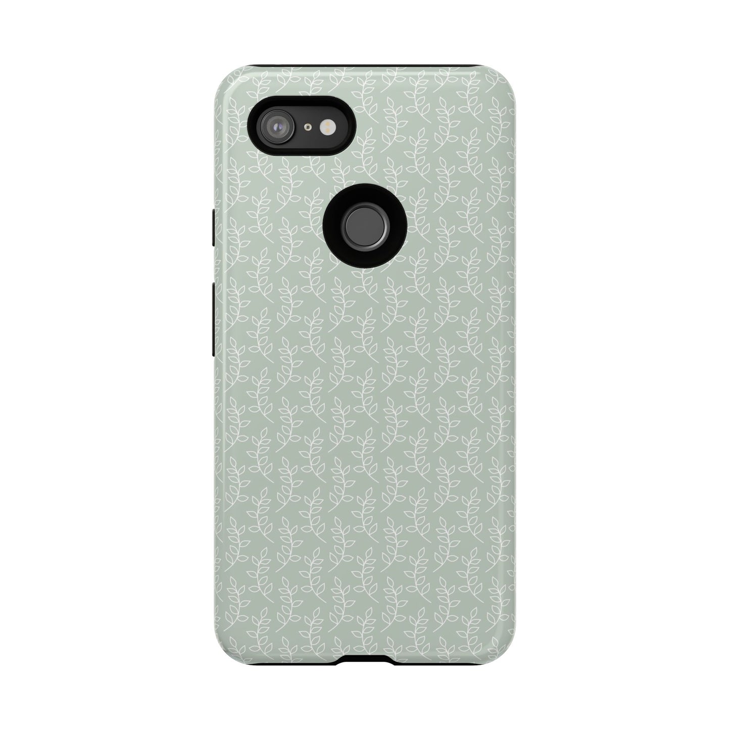Minimal Leaf Print Google Pixel Case