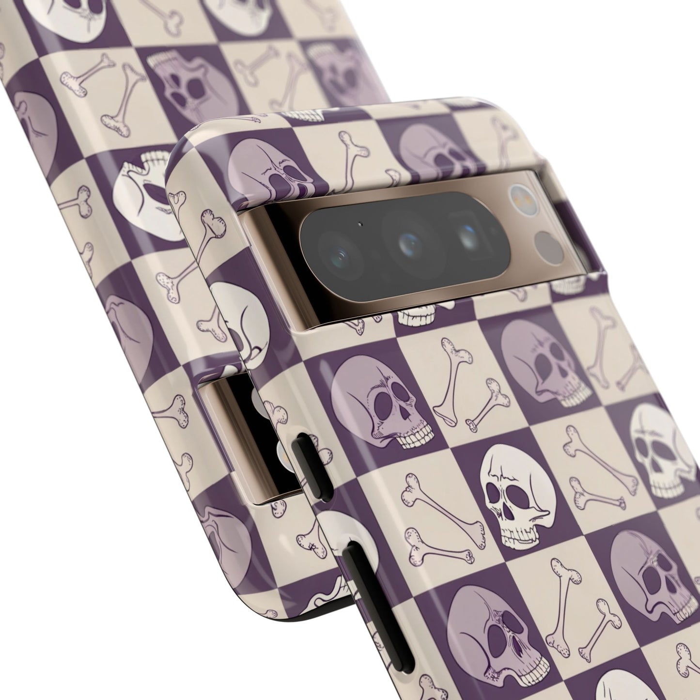Skull & Bones Checkered Google Pixel Case