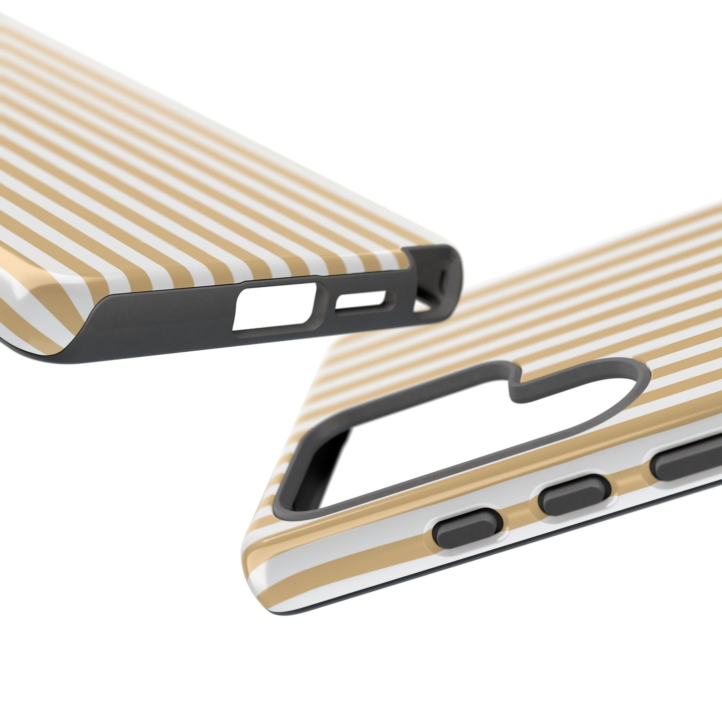 Yellow & White Stripe Samsung Case