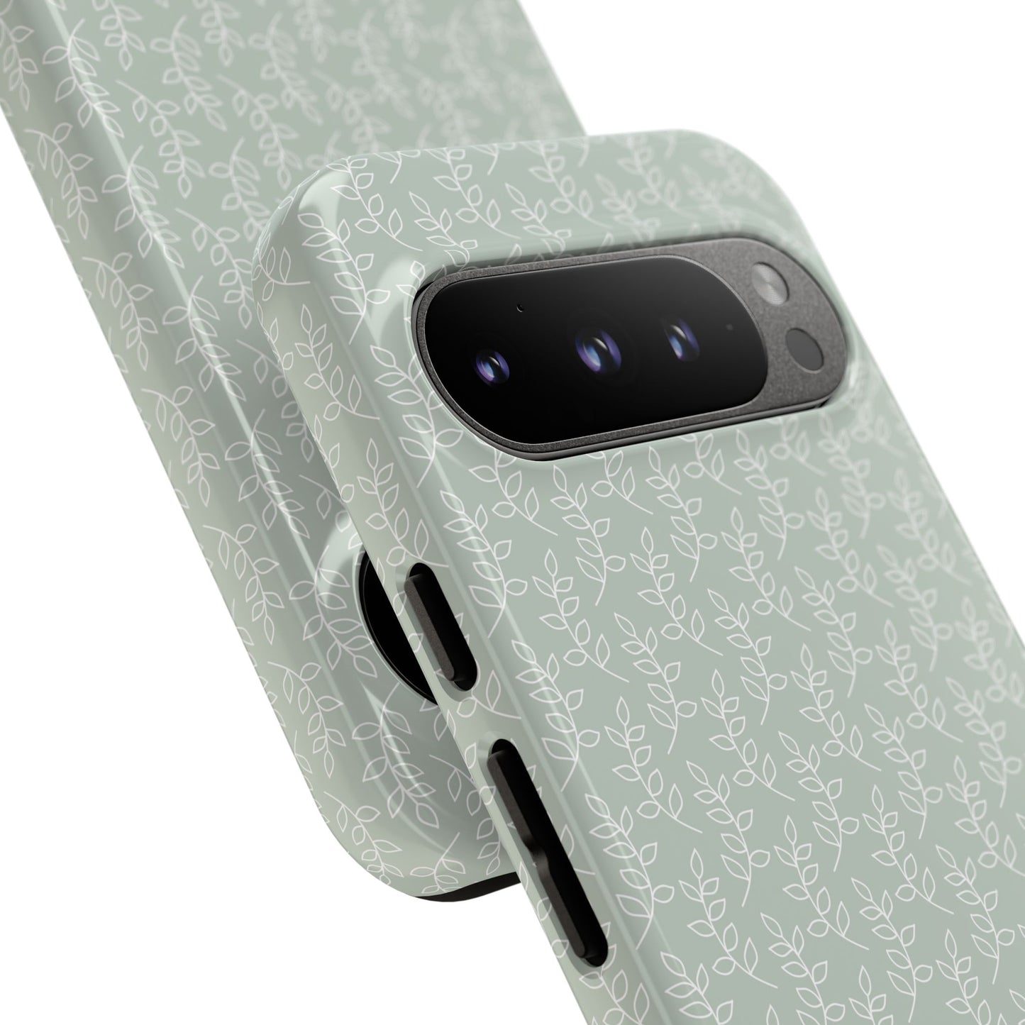Minimal Leaf Print Google Pixel Case