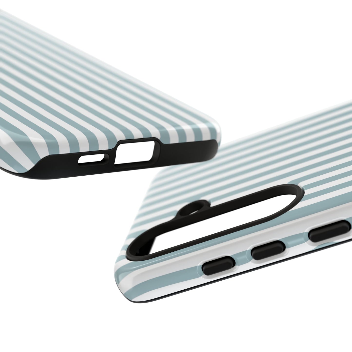 Blue & White Stripe Samsung Case