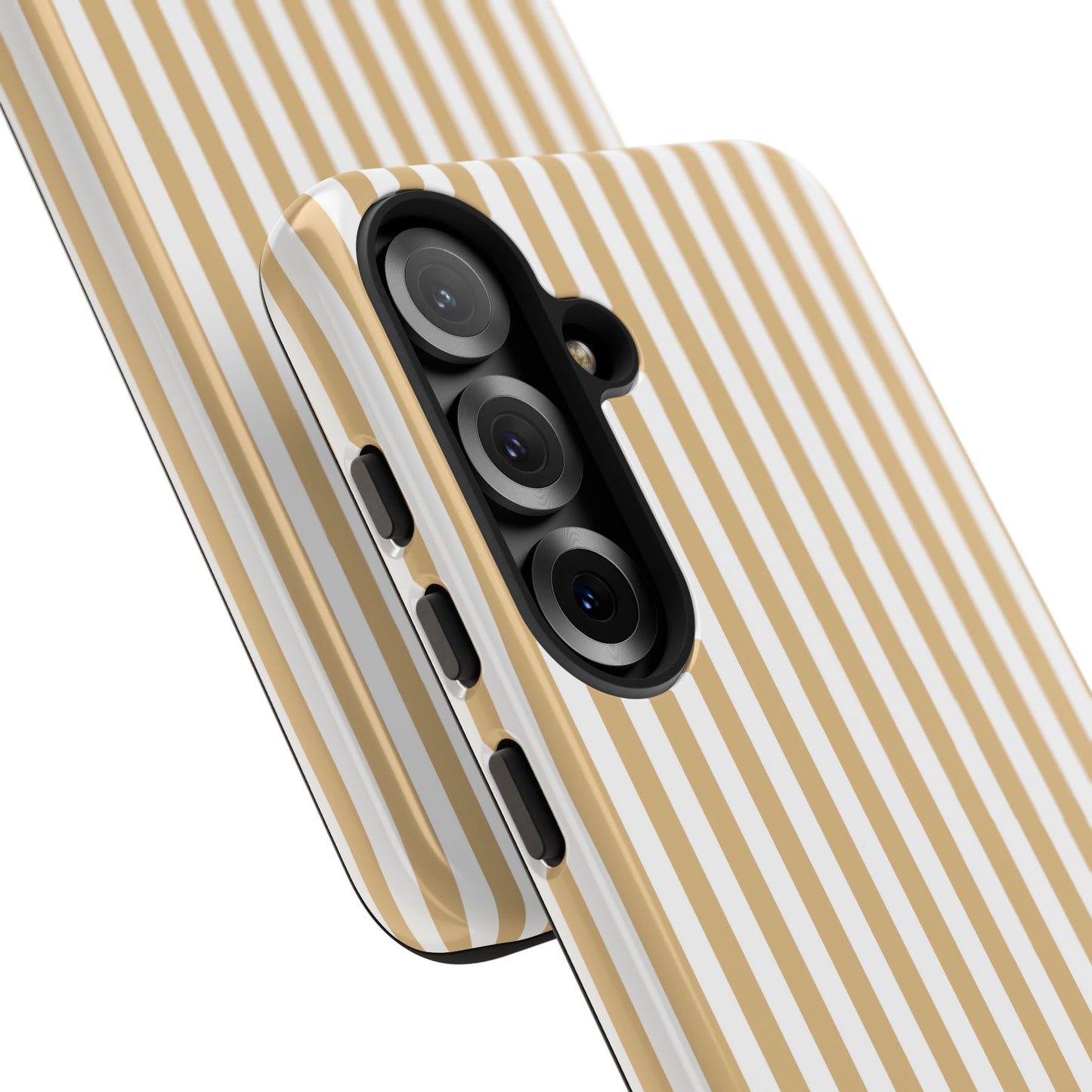 Yellow & White Stripe Samsung Case