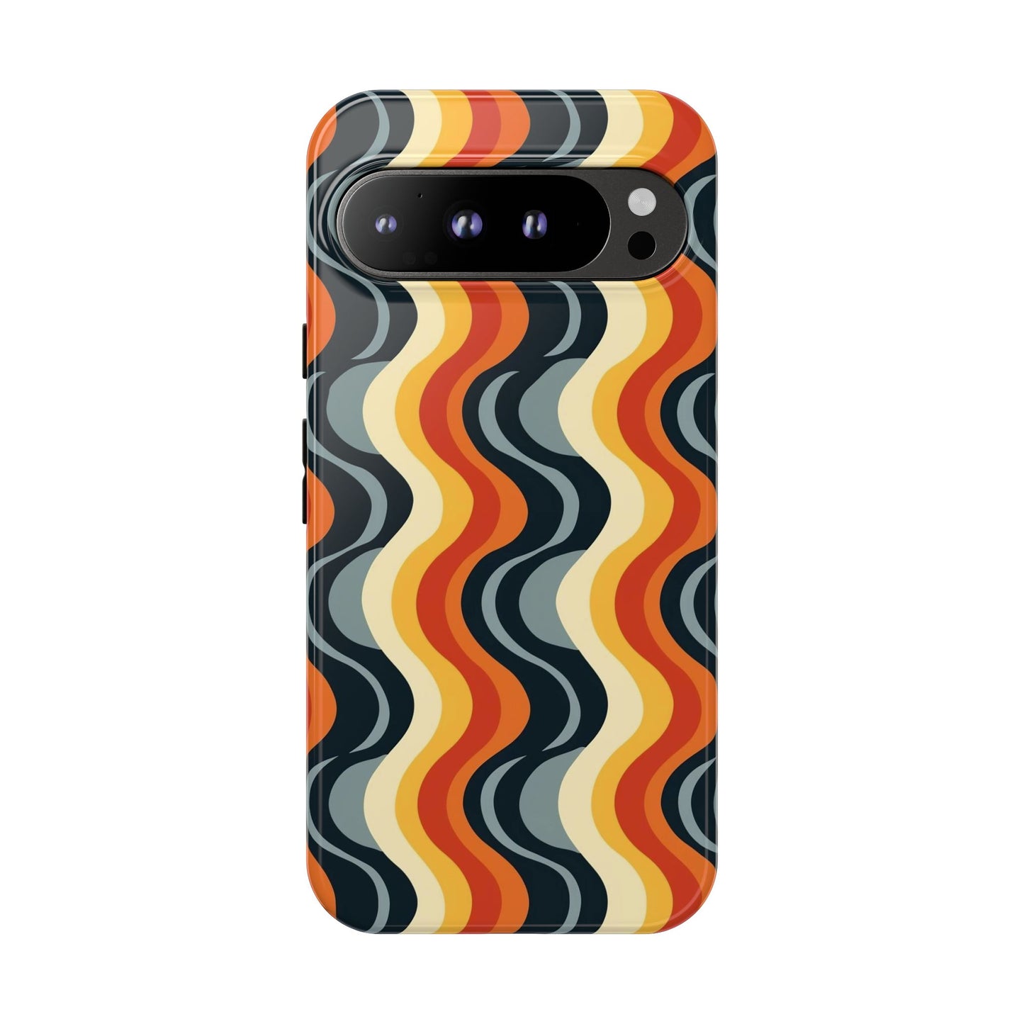 Retro Wavy Stripe Google Pixel Case