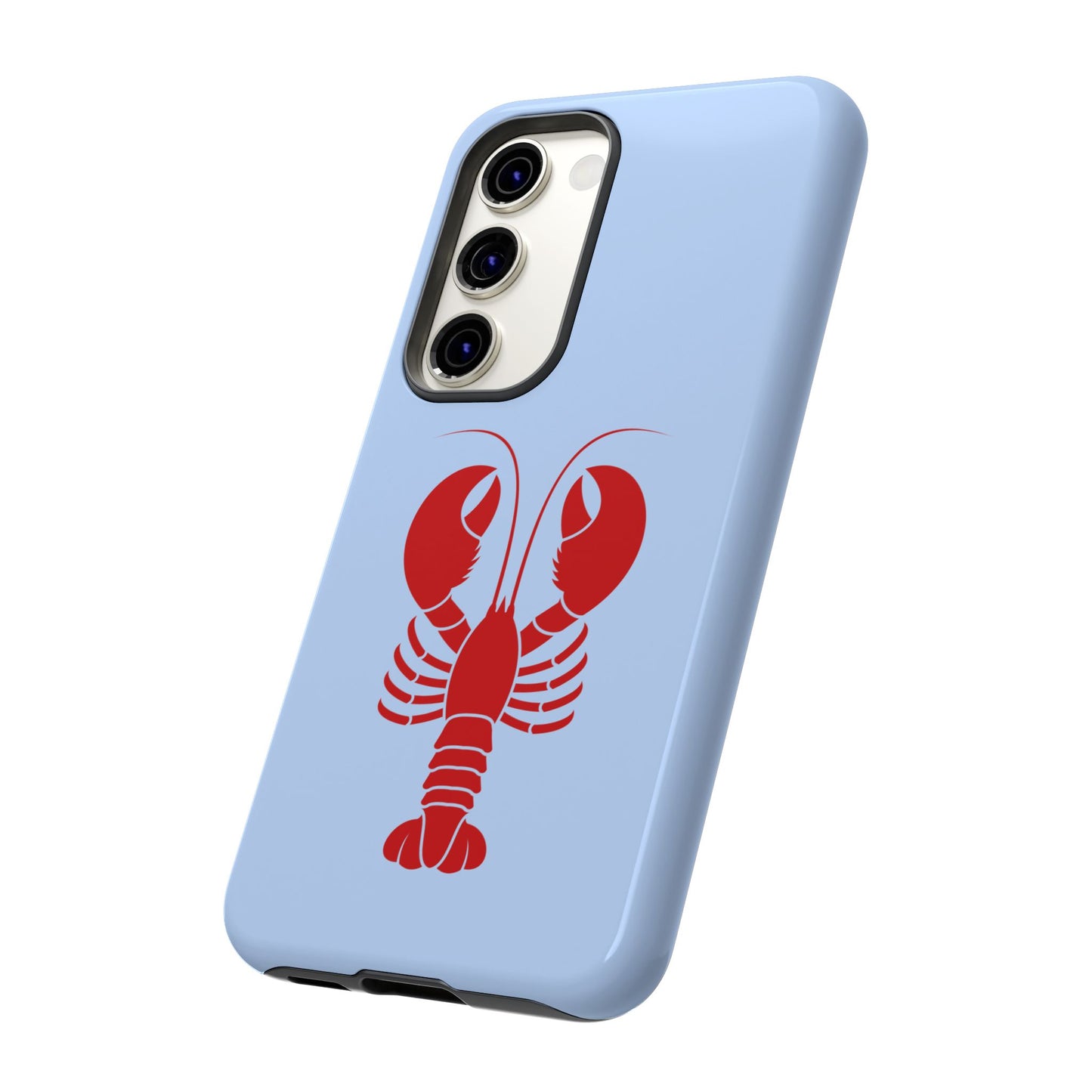 Red Lobster on Sky Blue Samsung Case