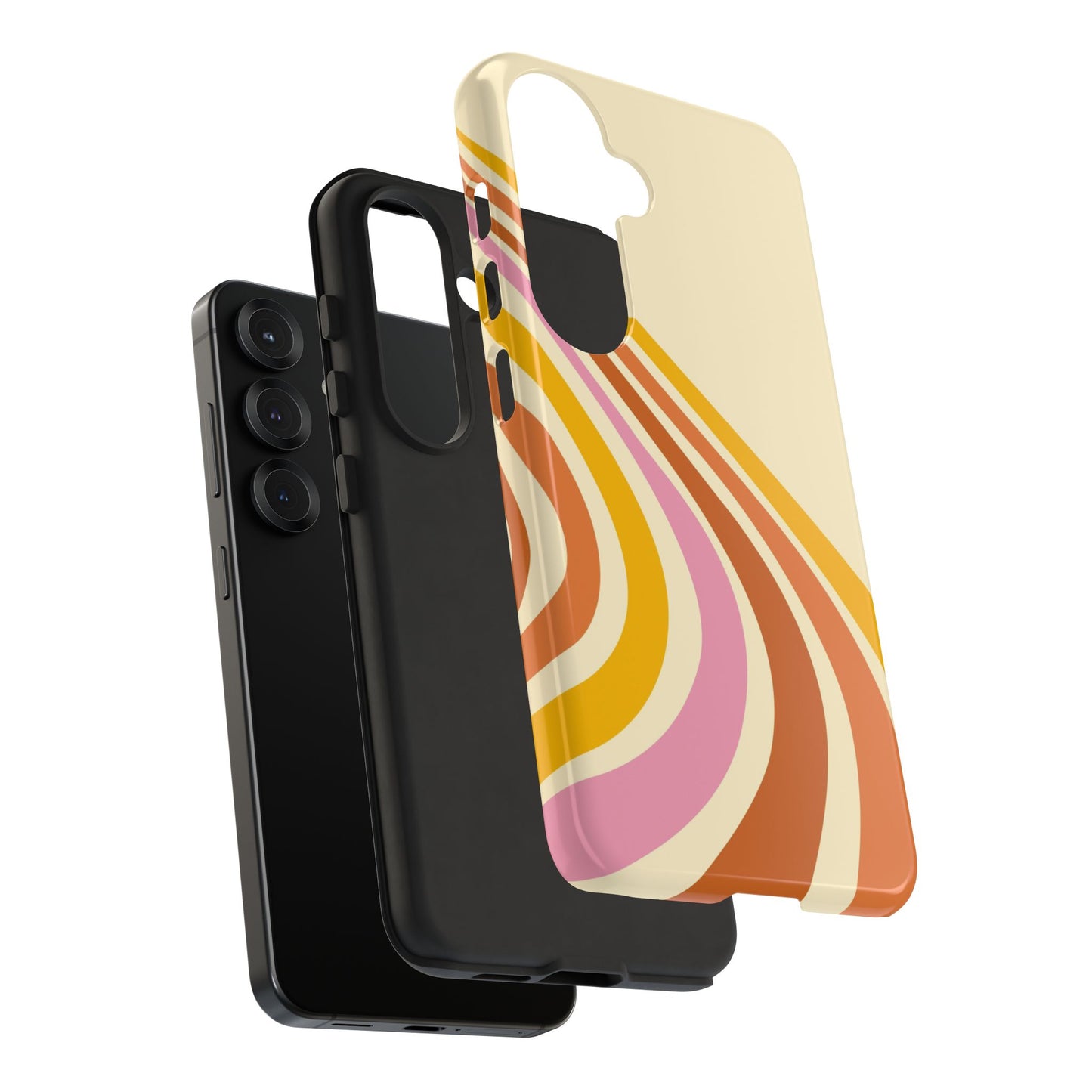 Retro Wave Swirl Samsung Case