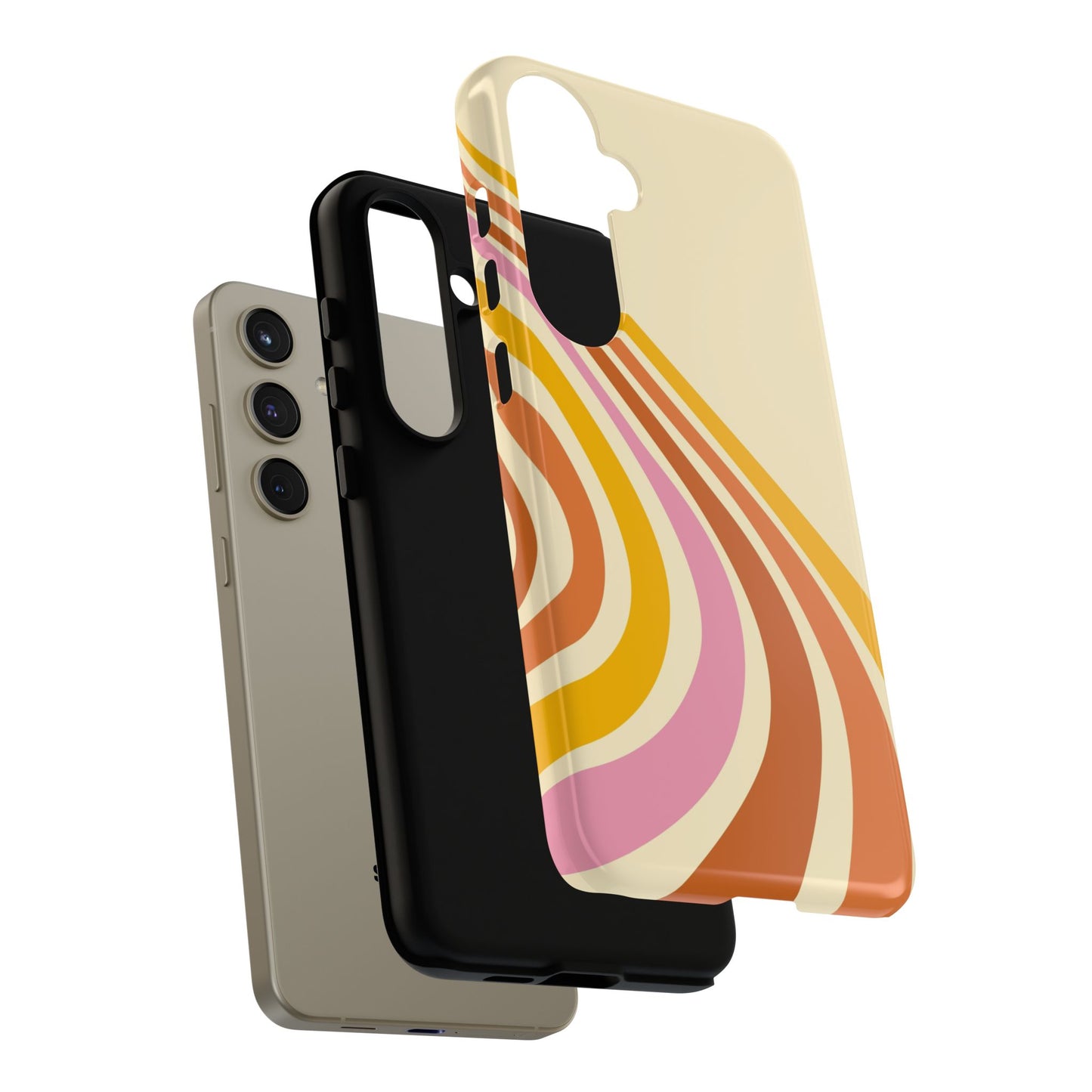 Retro Wave Swirl Samsung Case