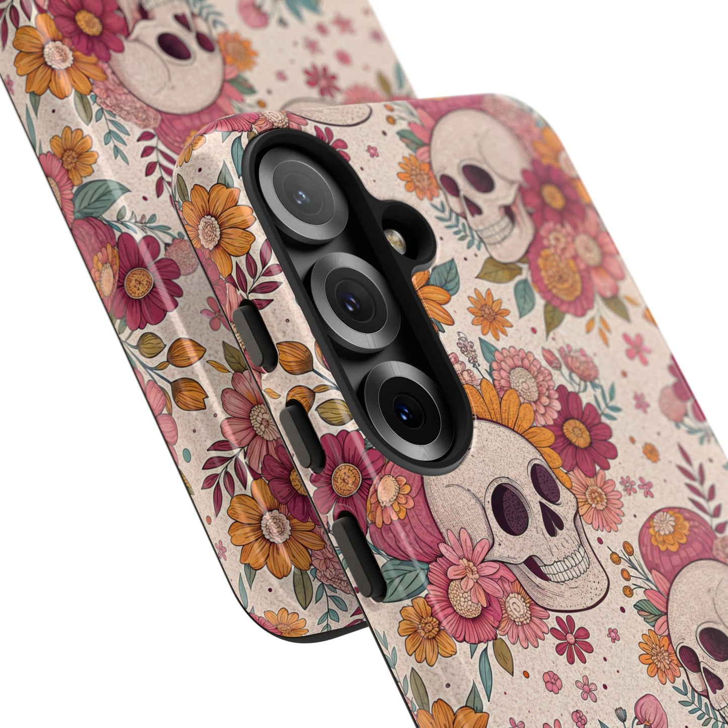 Floral Skull Samsung Case