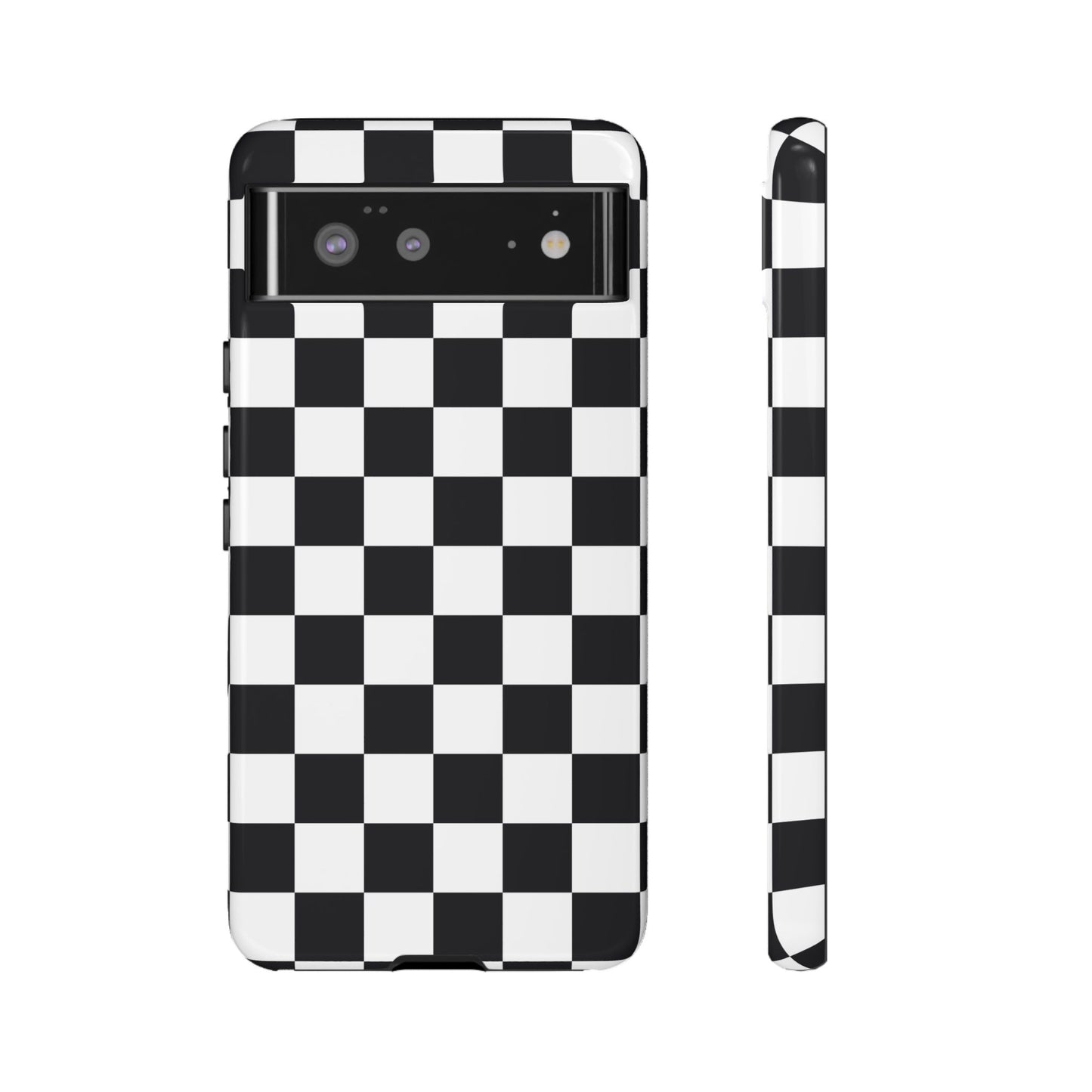 Black & White Checkerboard Google Pixel Case