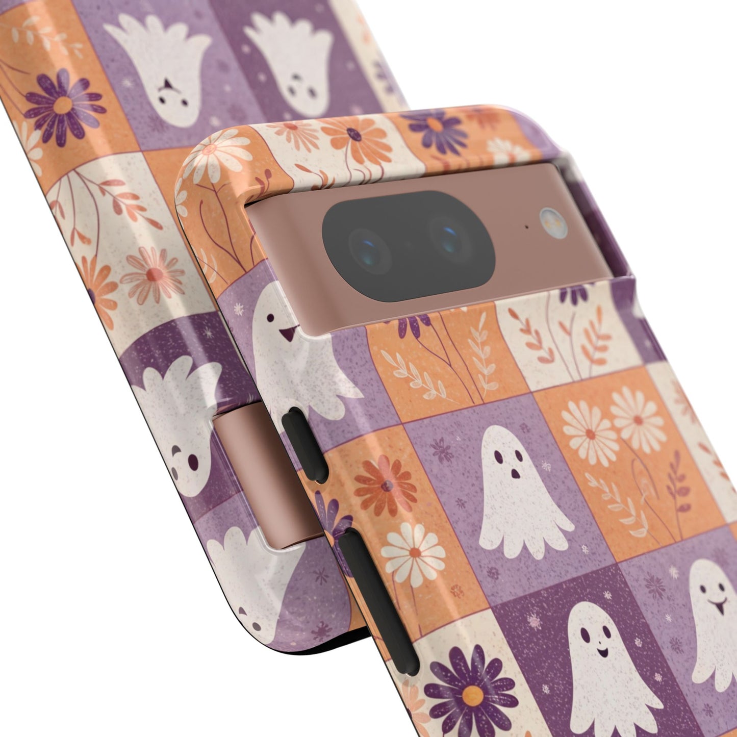 Ghost Floral Checkerboard Google Pixel Case