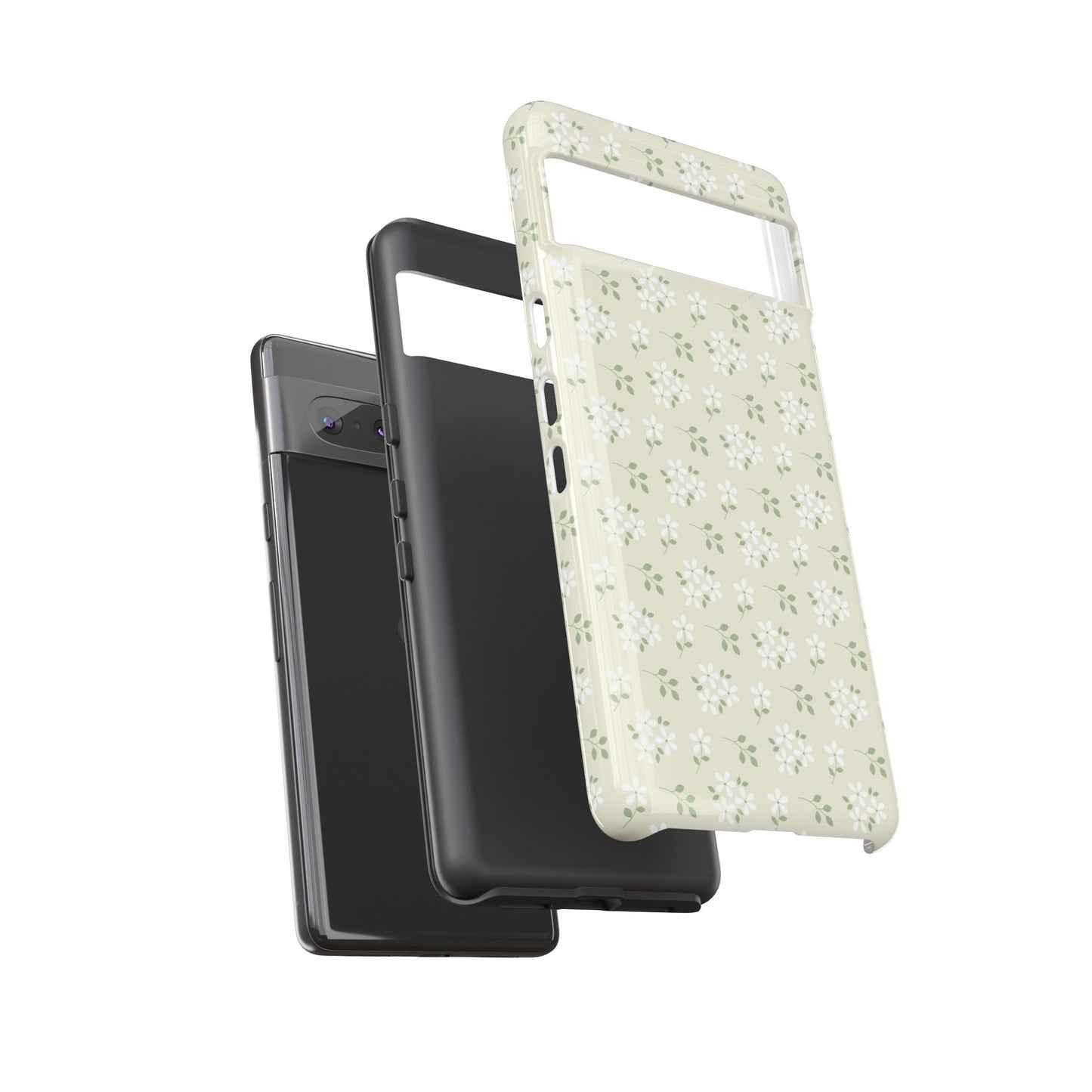 Beige Daisy Bloom Google Pixel Case
