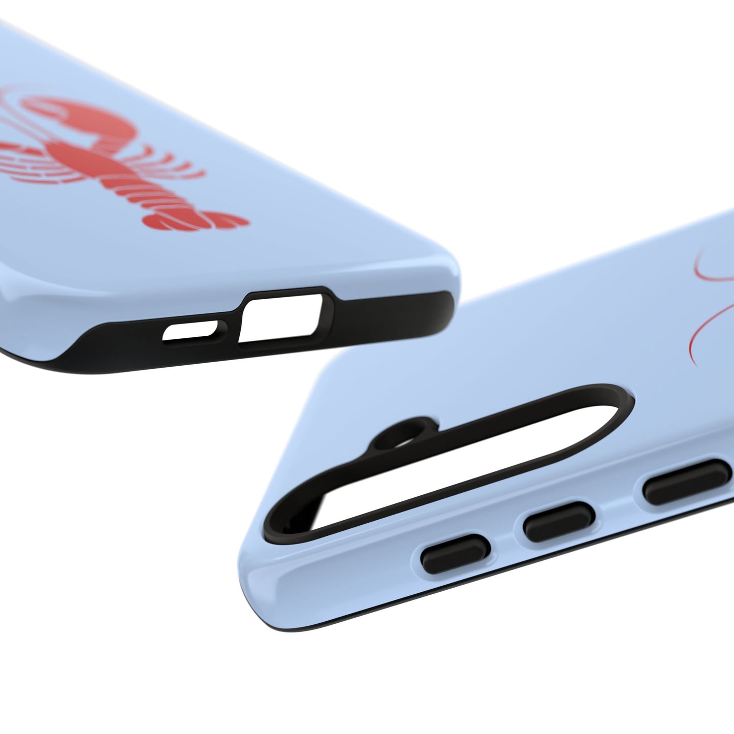Red Lobster on Sky Blue Samsung Case