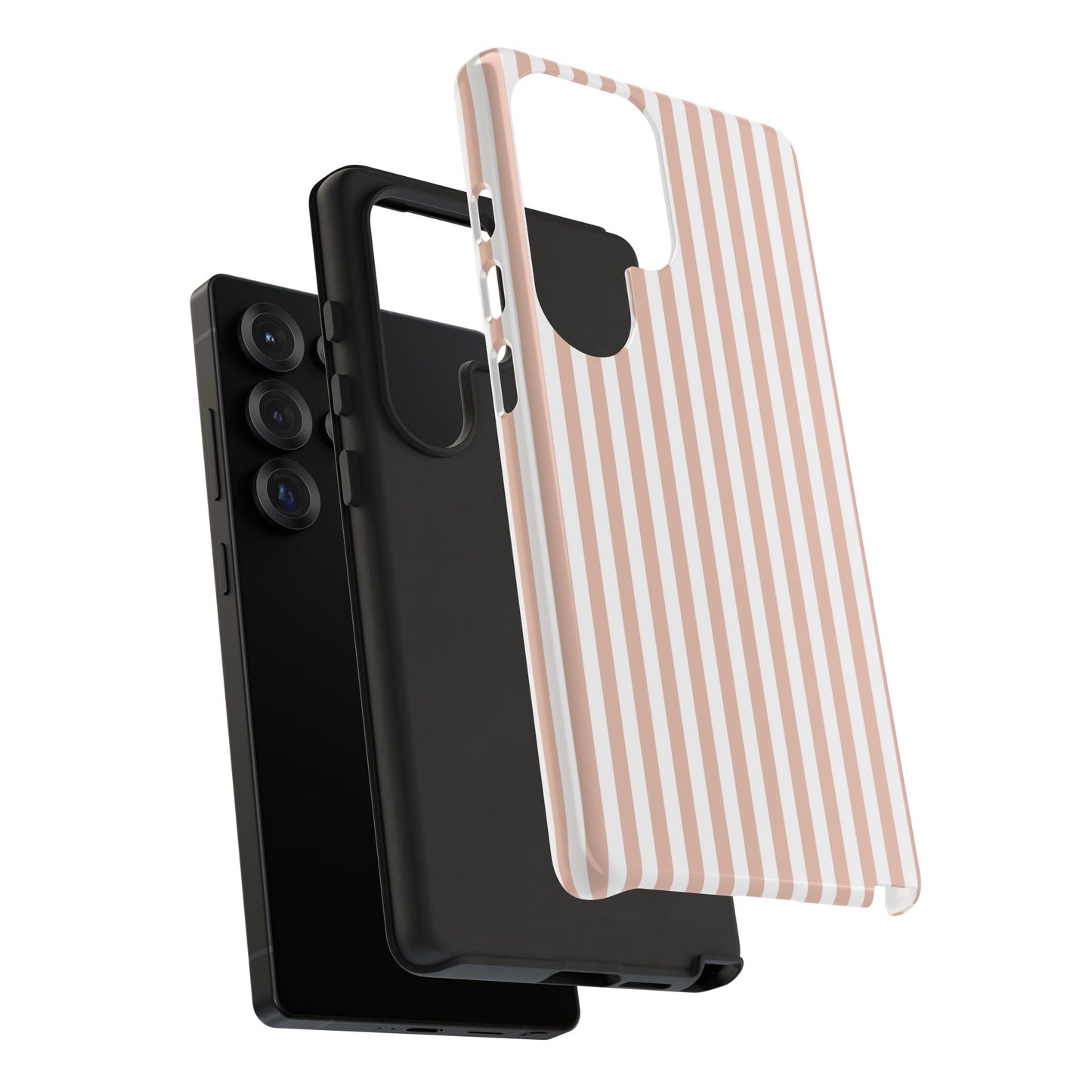 Blush & White Stripe Samsung Case