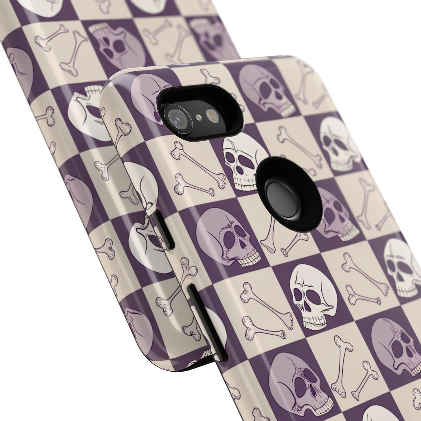 Skull & Bones Checkered Google Pixel Case