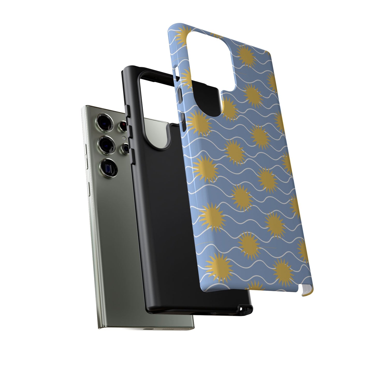 Sunny Waves Blue Samsung Case