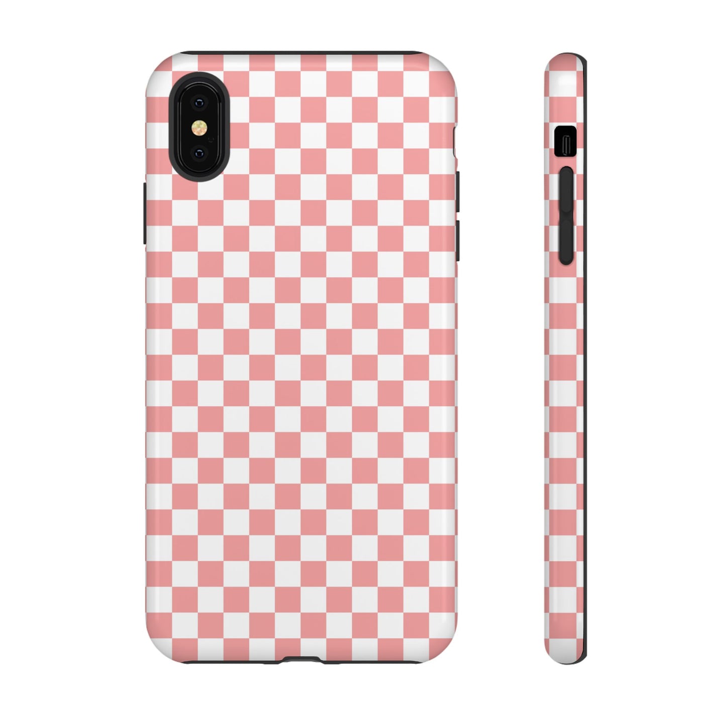 Pink Checkerboard iPhone Case
