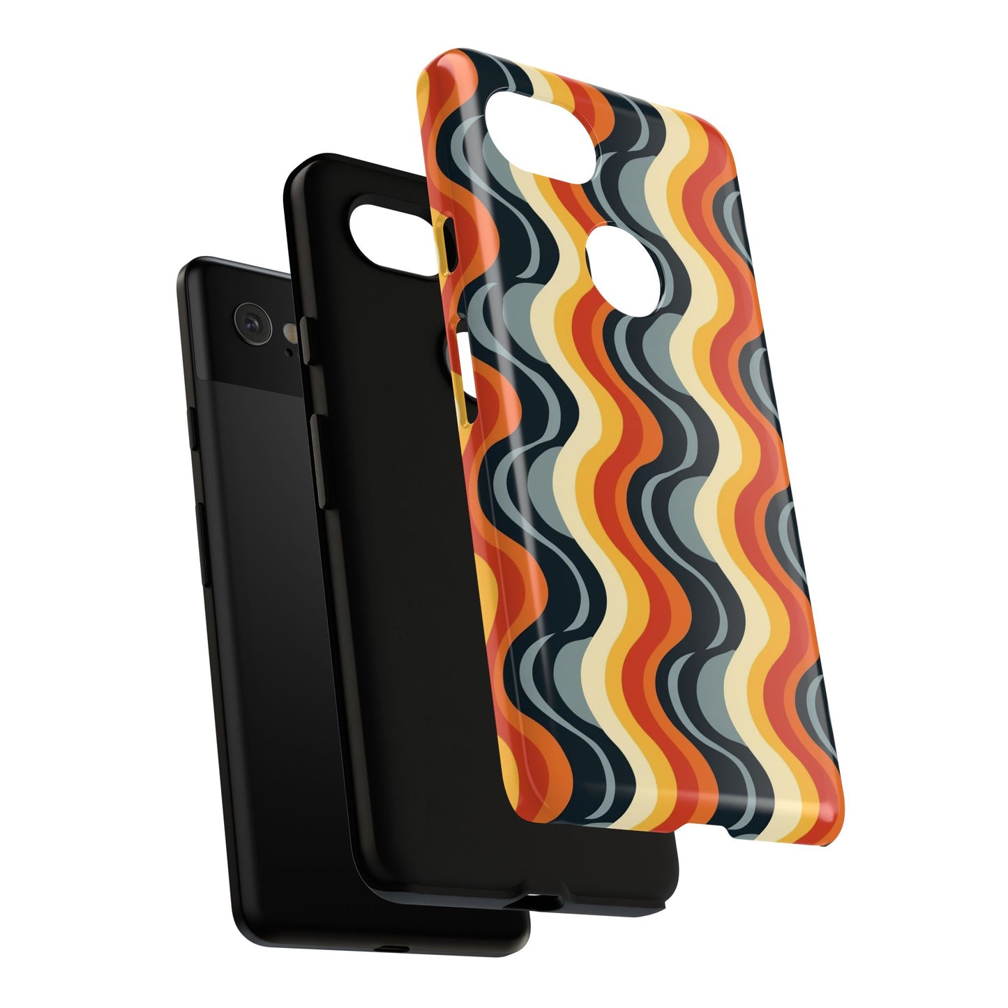 Retro Wavy Stripe Google Pixel Case