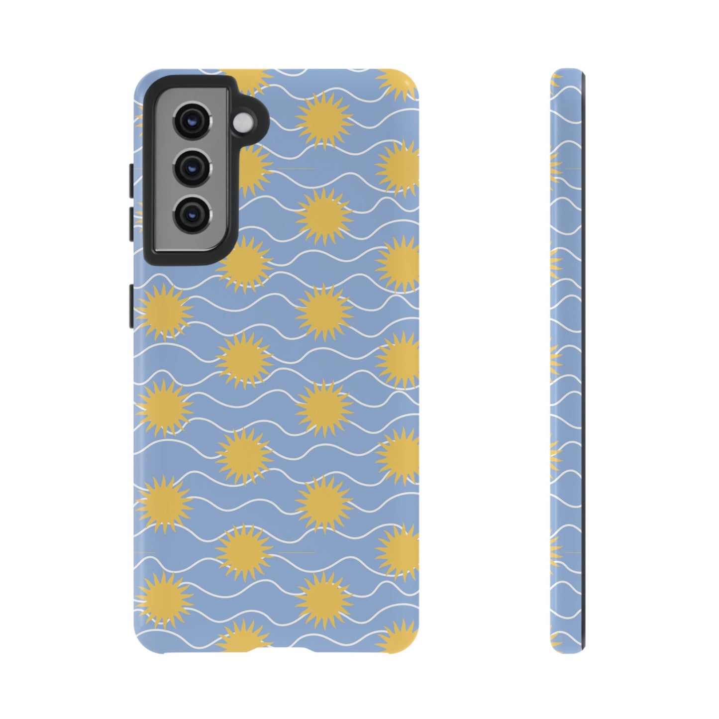Sunny Waves Blue Samsung Case