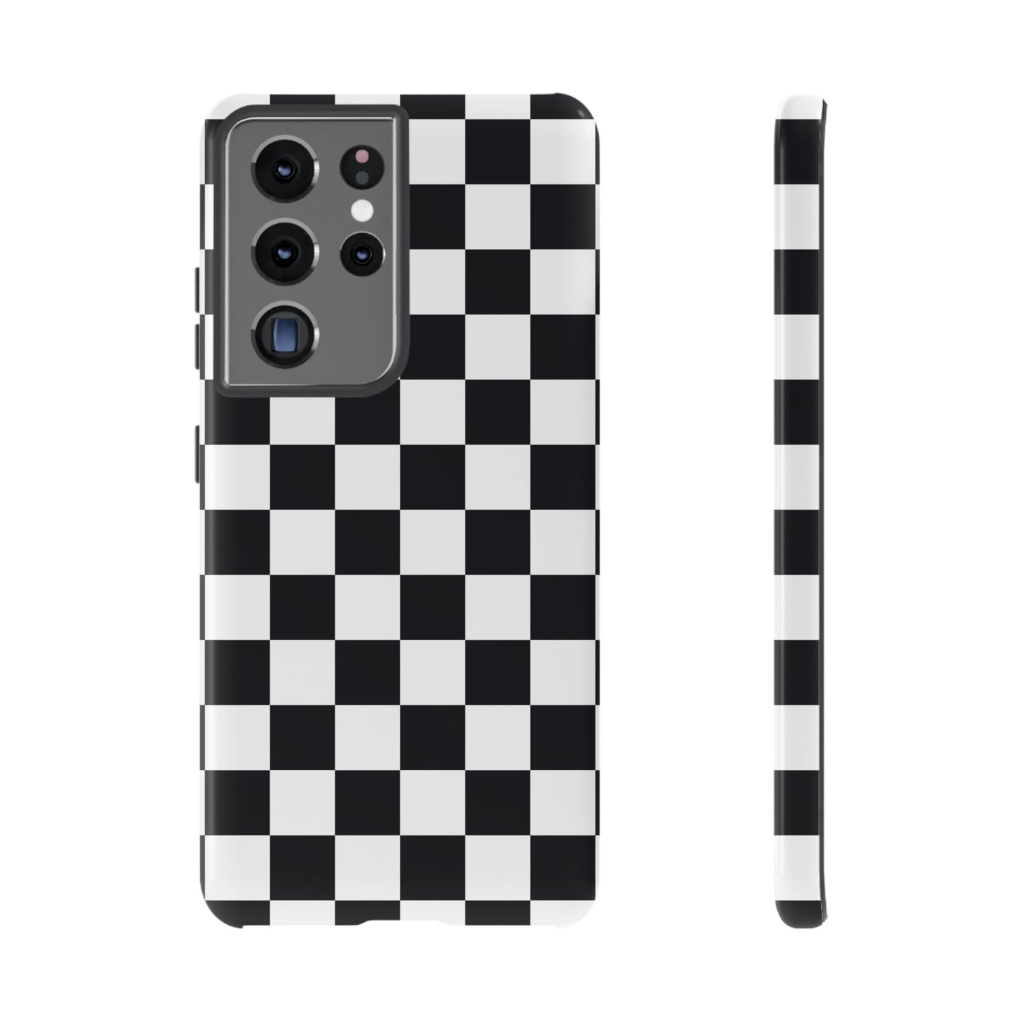 Black & White Checkerboard Samsung Case