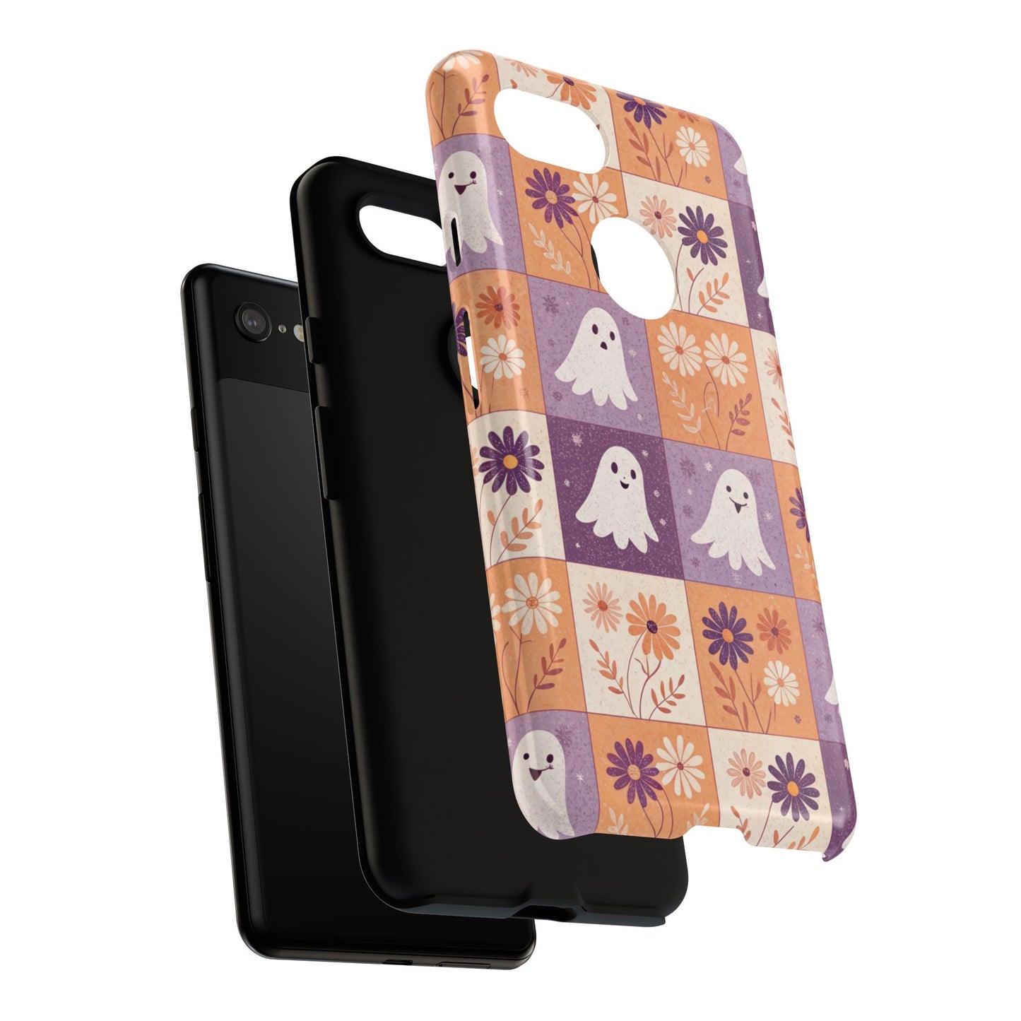 Ghost Floral Checkerboard Google Pixel Case