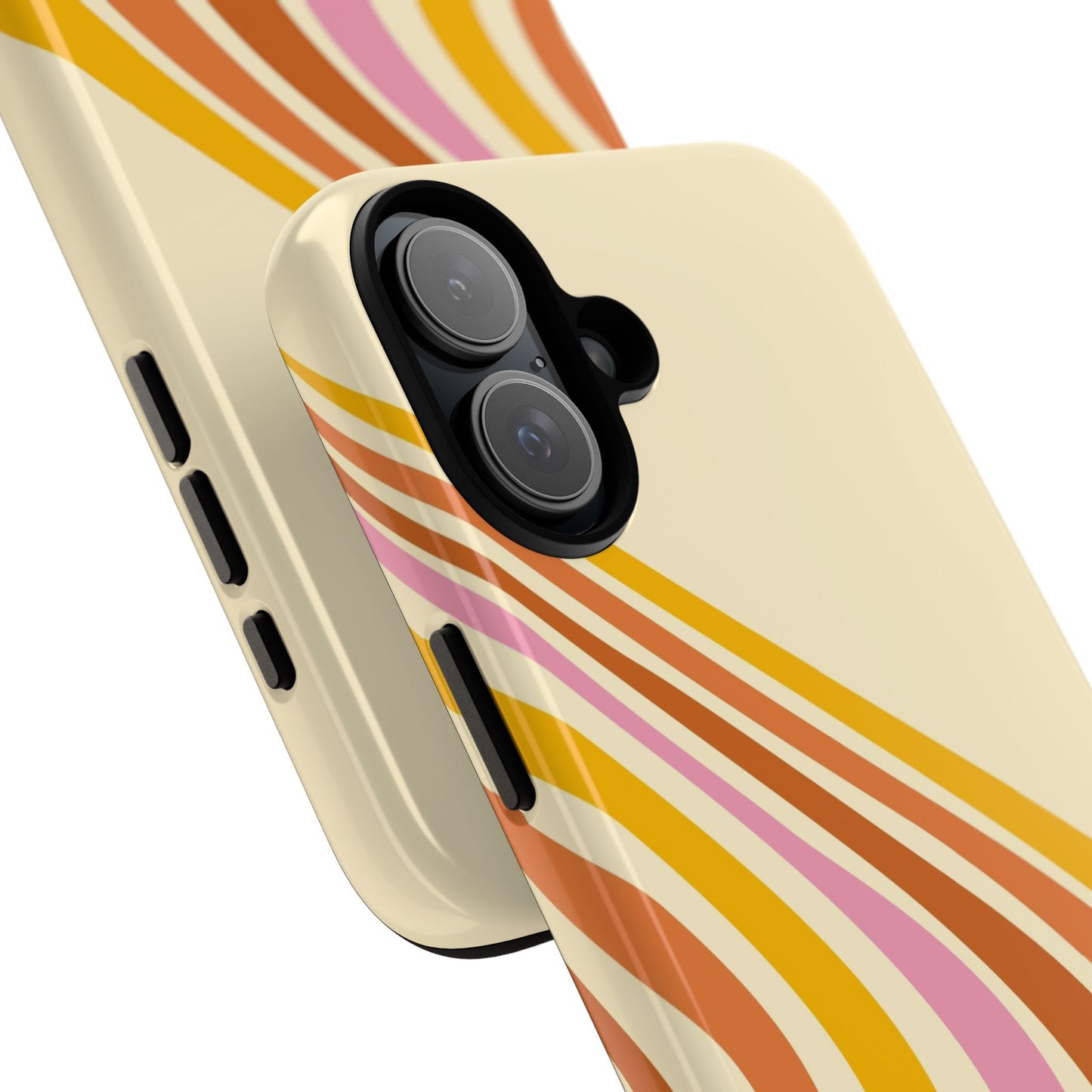 Retro Wave Swirl iPhone Case