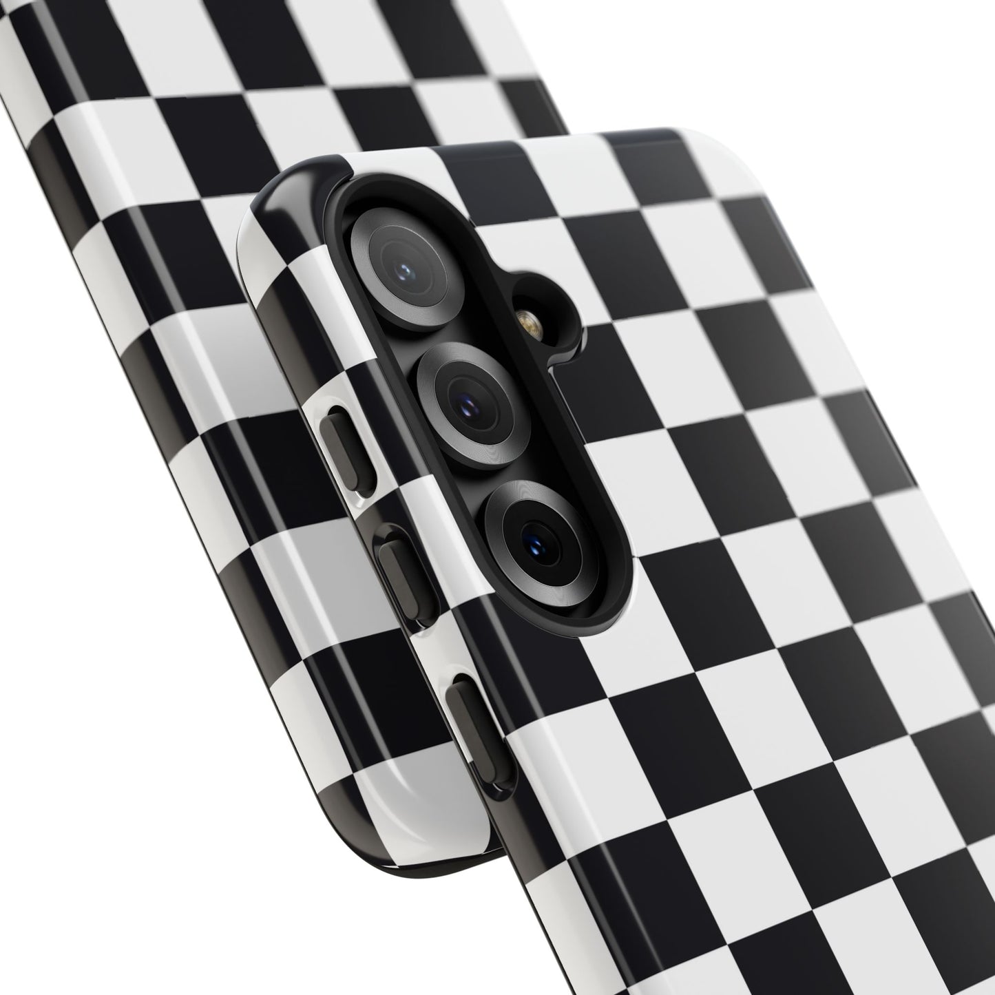 Black & White Checkerboard Samsung Case